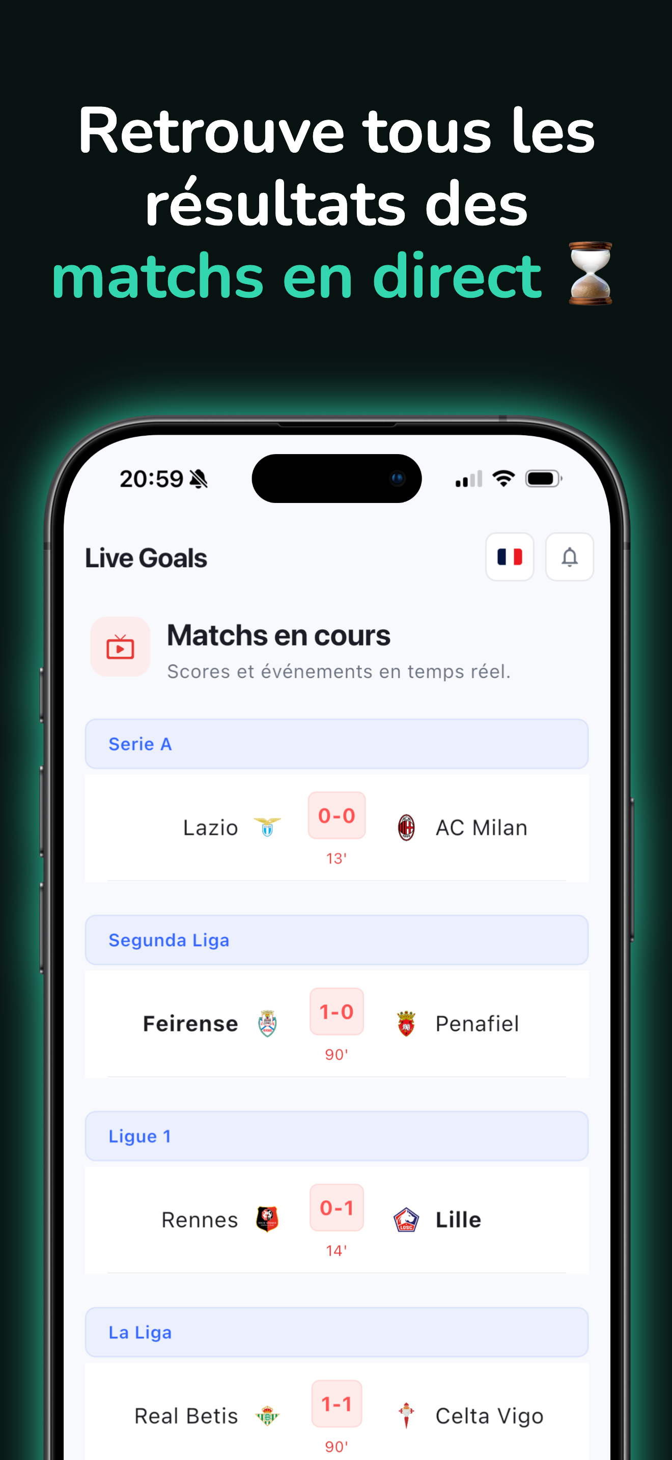 Live Goals aperçu 6